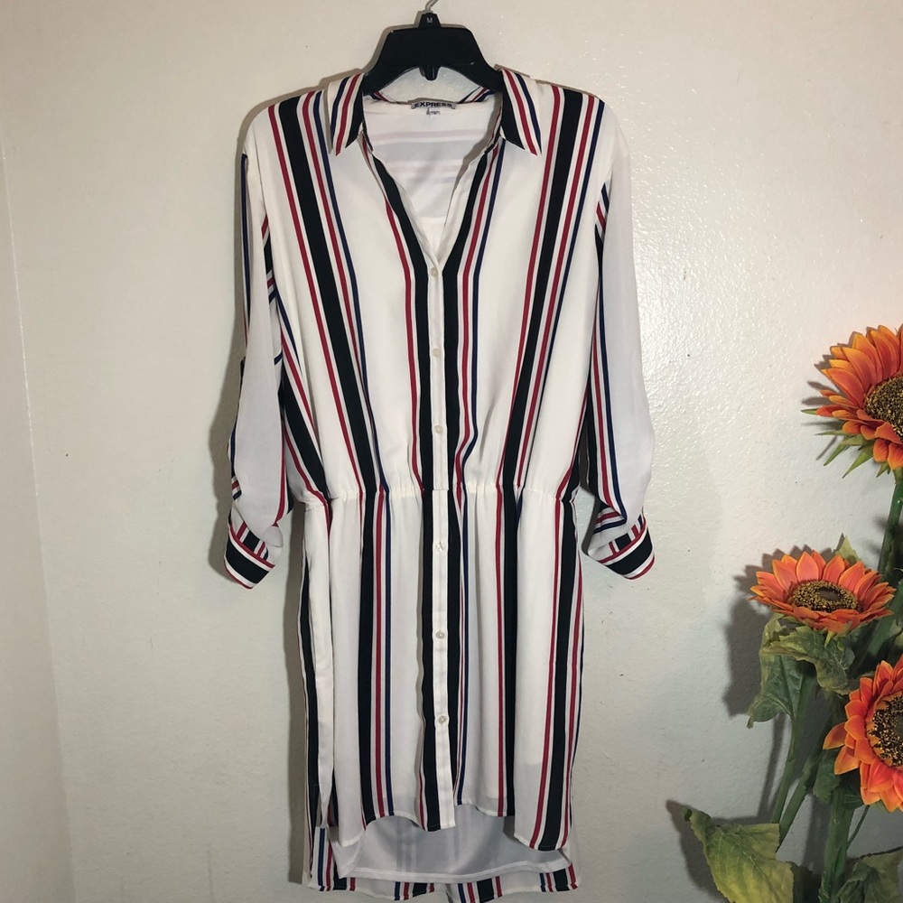 Beautiful Express Button Up Dress